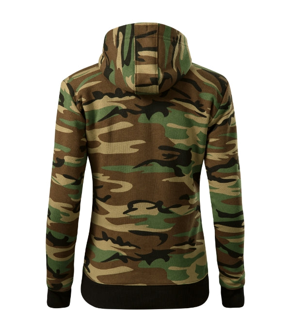 Camo Zipper C20 Sweatshirt Damen