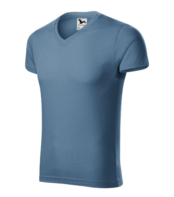Slim Fit V-neck 146 T-Shirt Herren