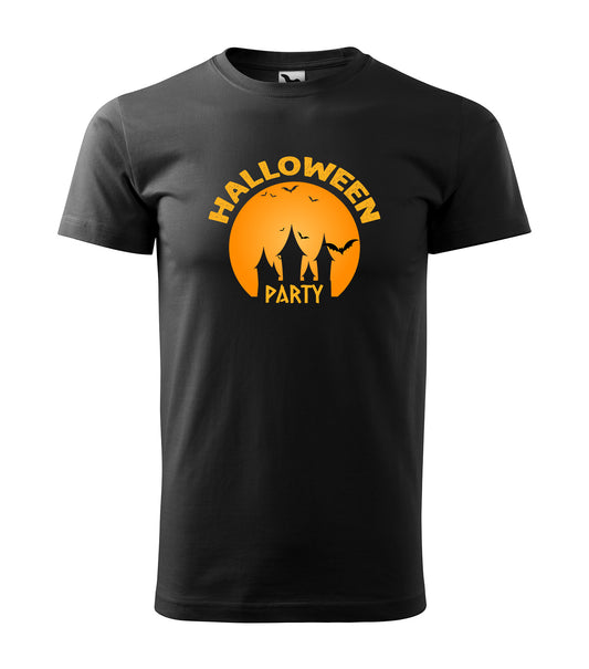 Halloween Party | Schaurig schwarzes T-Shirt, 100% Baumwolle