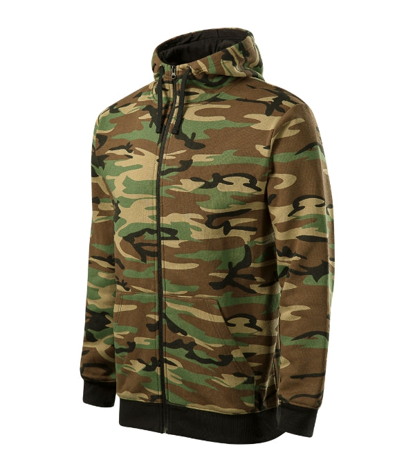 Camo Zipper C19 Sweatshirt Herren