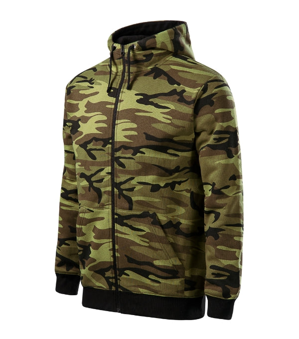 Camo Zipper C19 Sweatshirt Herren