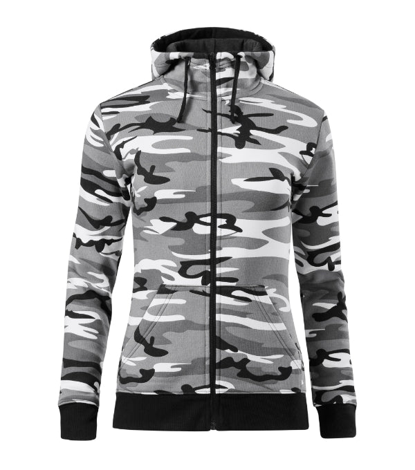 Camo Zipper C20 Sweatshirt Damen