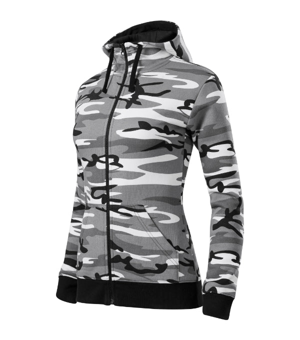 Camo Zipper C20 Sweatshirt Damen