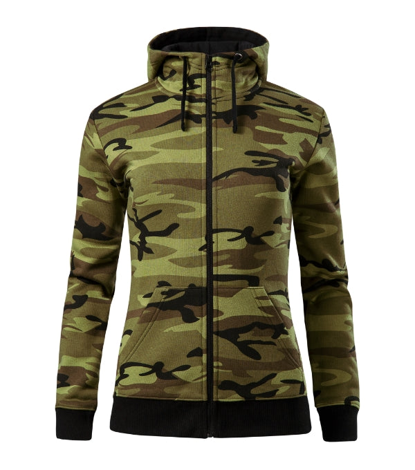 Camo Zipper C20 Sweatshirt Damen