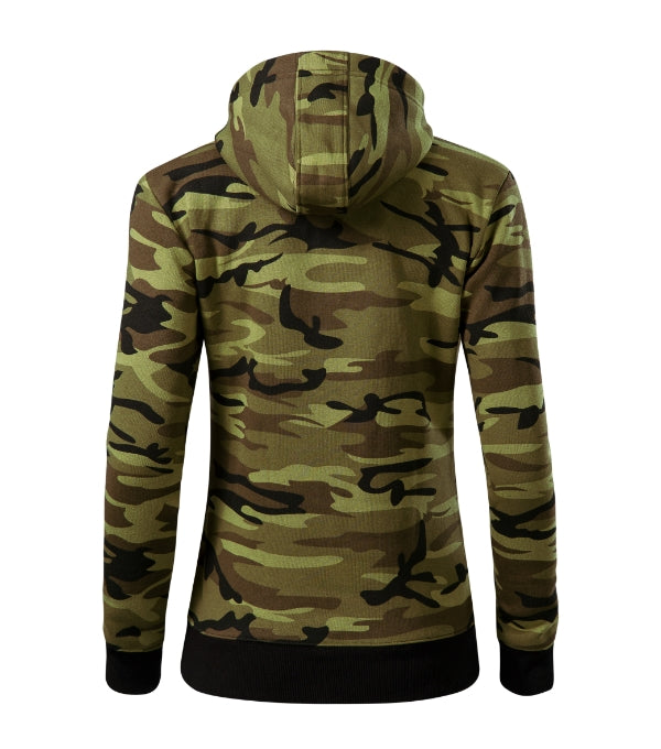 Camo Zipper C20 Sweatshirt Damen
