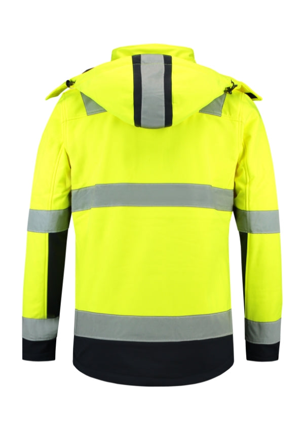 Bi-color EN ISO 20471 Softshell T52 Softshelljacke unisex